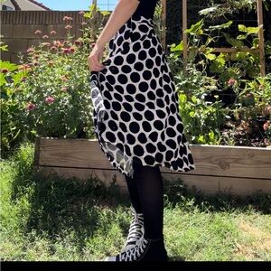 Polka Dot Maxi Skirt